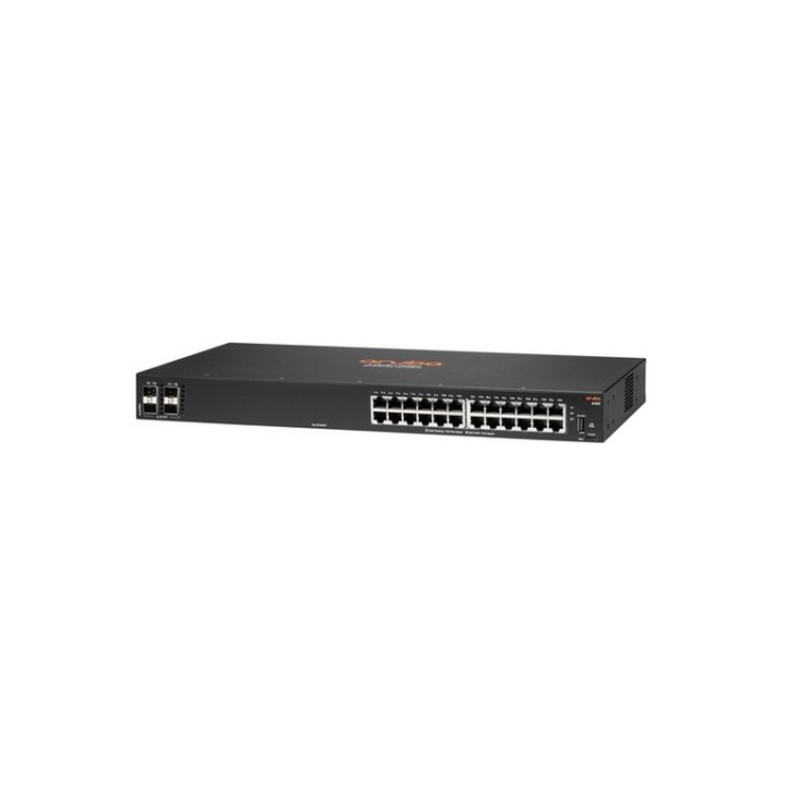 HPE Aruba 6100 24G 4SFP+ Switch - Switch - gestito - 24 x 10/100/1000 + 4 x 1 Gi (JL678AABB) - HP ENT