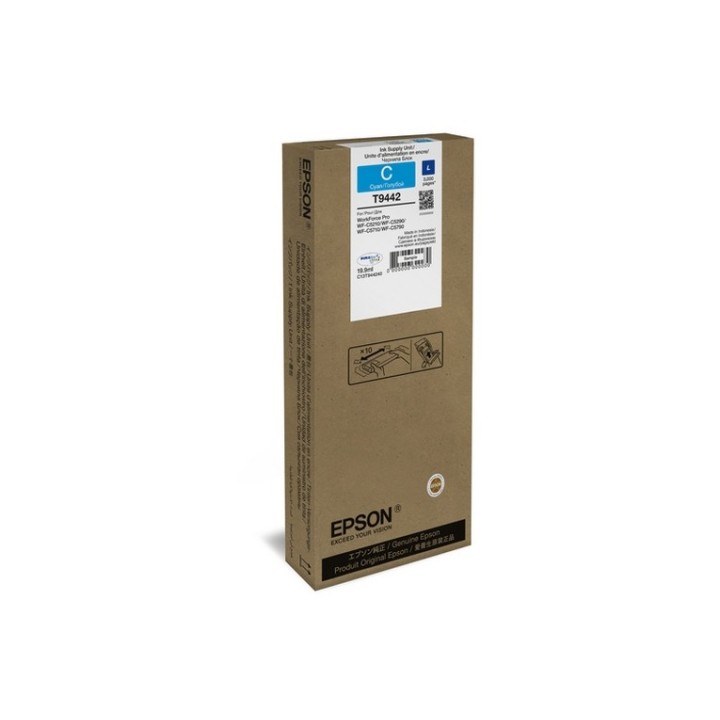 Epson T9442 - 19.9 ml - ciano - originale - cartuccia d'inchiostro - per WorkFor