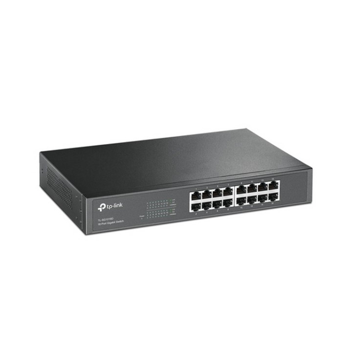 TP-Link TL-SG1016D 16-Port Gigabit Switch - Switch - unmanaged - 16 x 10/100/100 (TL-SG1016D)