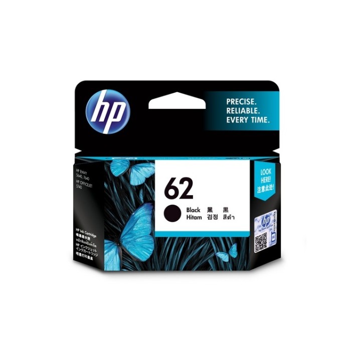 HP 62 - Nero - originale - cartuccia d'inchiostro - per ENVY 55XX, 56XX, 76XX, O