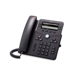 Cisco IP Phone 6851 - Telefono VoIP - SIP, SRTP - 4 linee - carbone