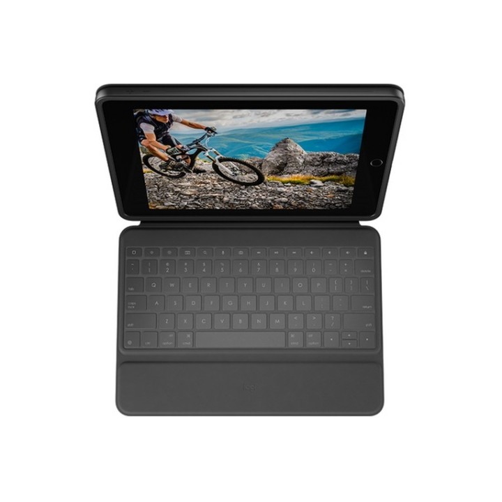 Logitech Rugged Folio - Custodia tastiera e carta - Apple Smart connector - pan-