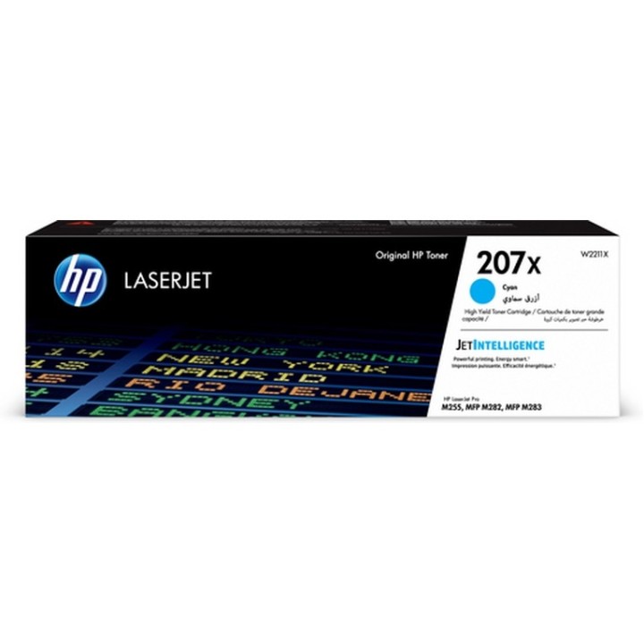 HP 207X - Alta resa - ciano - originale - LaserJet - cartuccia toner (W2211X) -