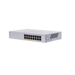 Cisco Business 110 Series 110-16PP - Switch - unmanaged - 8 x 10/100/1000 (PoE)