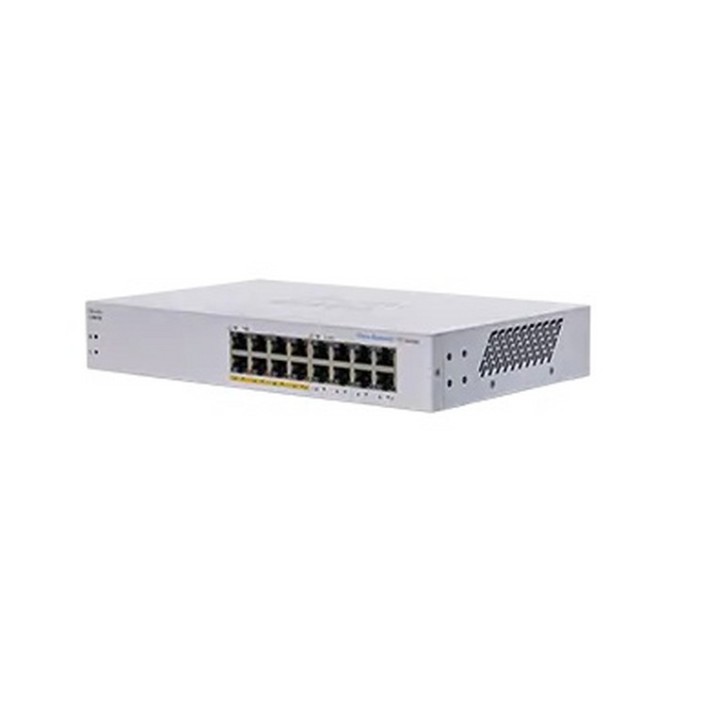 Cisco Business 110 Series 110-16PP - Switch - unmanaged - 8 x 10/100/1000 (PoE) (CBS110-16PP-EU)