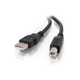 C2G 3.3ft USB A to USB B Cable - USB A to B Cable - USB 2.0 - Black - M/M - Cavo (28101) - LEGRAND