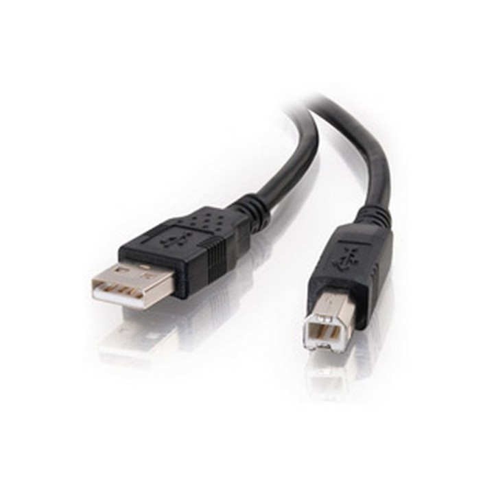 C2G 3.3ft USB A to USB B Cable - USB A to B Cable - USB 2.0 - Black - M/M - Cavo