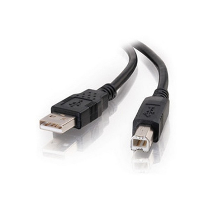 C2G 3.3ft USB A to USB B Cable - USB A to B Cable - USB 2.0 - Black - M/M - Cavo