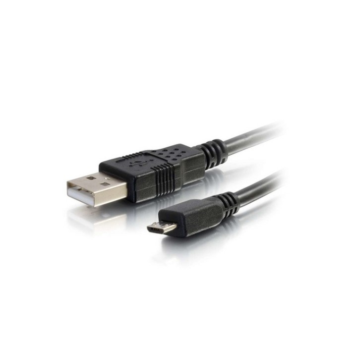 C2G 6.6ft USB to Micro B Cable - USB A to Micro USB Cable - USB 2.0 - M/M - Cavo