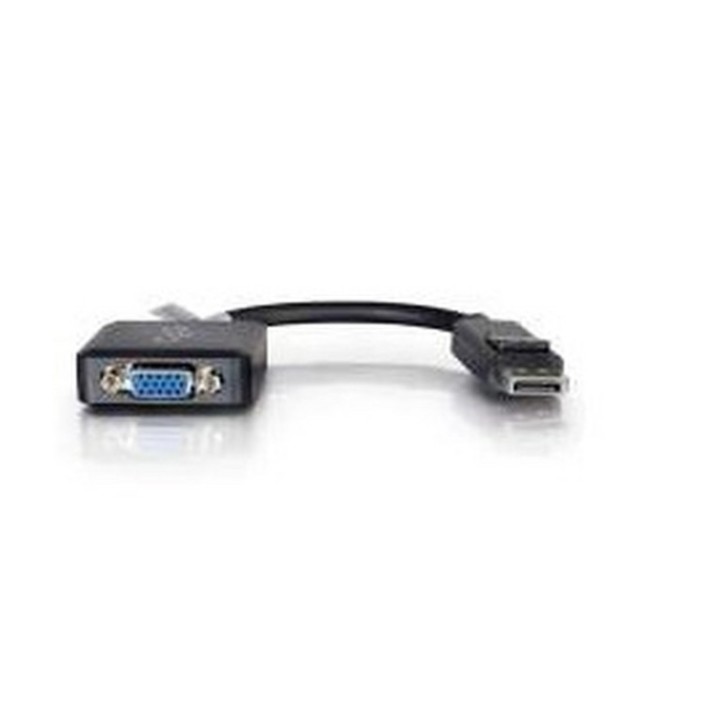 C2G 8in DisplayPort to VGA Adapter - DP to VGA Adapter Converter - Black - M/F -