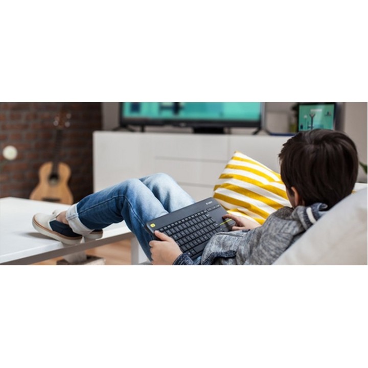 Logitech Wireless Touch Keyboard K400 Plus - Tastiera - senza fili - 2.4 GHz - I (920-007143)