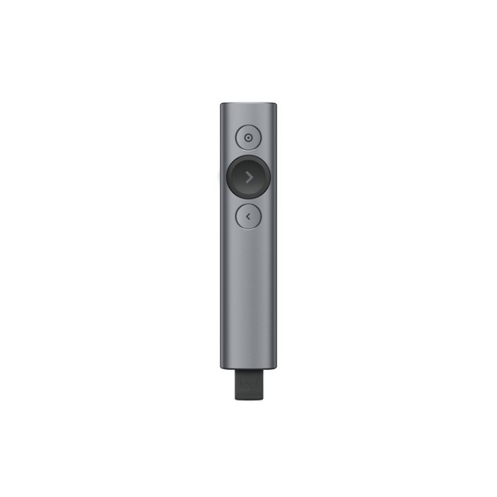Logitech Spotlight - Telecomando presentazioni - 3 pulsanti - slate