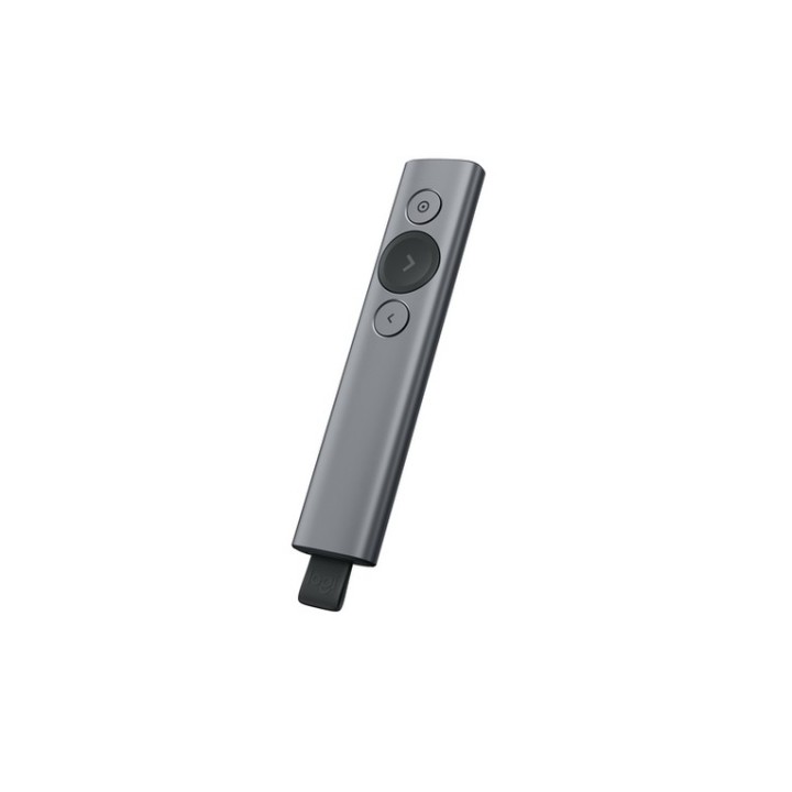 Logitech Spotlight - Telecomando presentazioni - 3 pulsanti - slate (910-004861)
