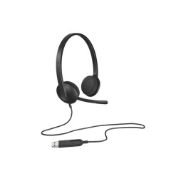Logitech USB Headset H340 - Cuffie con microfono - over ear - cablato
