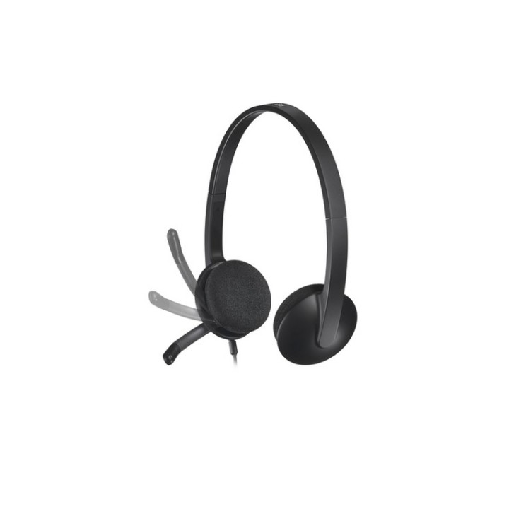 Logitech USB Headset H340 - Cuffie con microfono - over ear - cablato (981-000475)