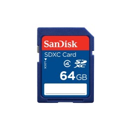 SanDisk - Scheda di memoria flash - 64 GB - Class 4 - SDXC