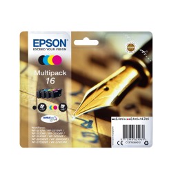 Epson 16 Multipack - Confezione da 4 - nero, giallo, ciano, magenta - originale