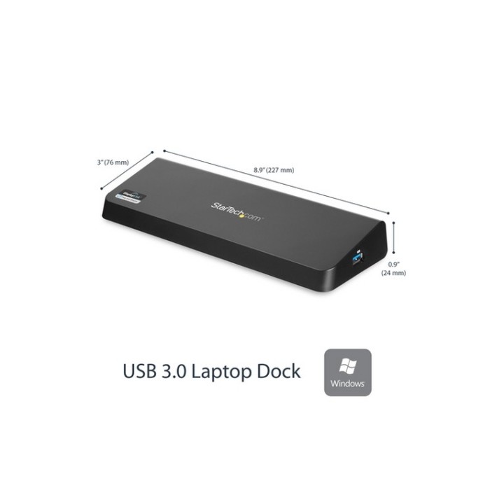 StarTech.com Docking Station Universale USB 3.0 a doppio monitor HDMI e DisplayP
