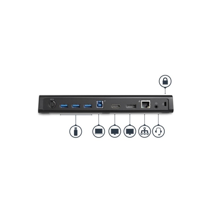 StarTech.com Docking Station Universale USB 3.0 a doppio monitor HDMI e DisplayP