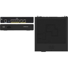 Cisco Integrated Services Router 921 - Router switch a 4 porte - 1GbE - Porte WA