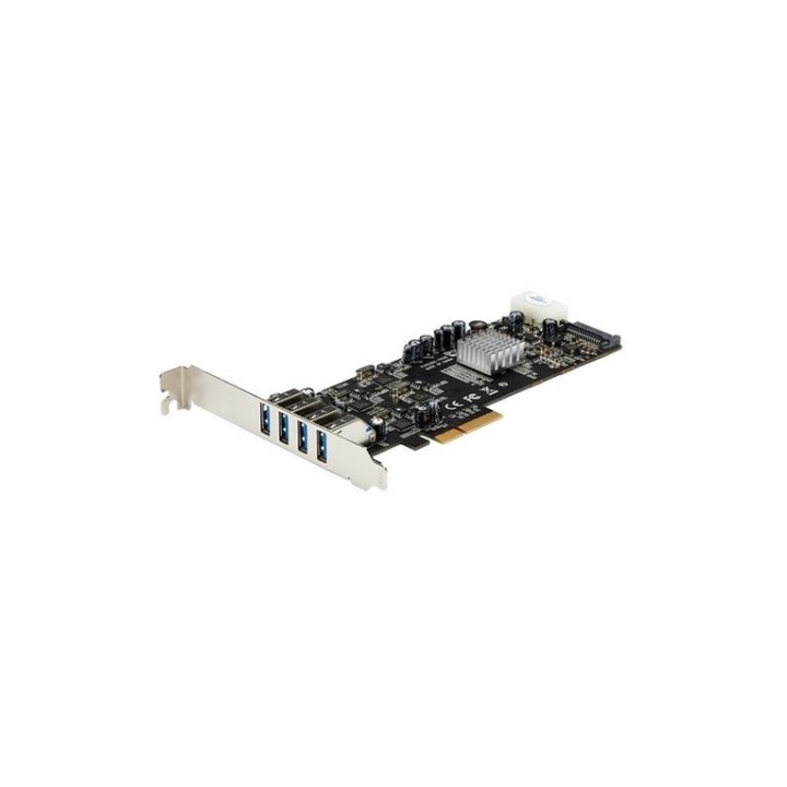 Startech Adattatore scheda SuperSpeed USB 3.0 con 4 porte PCI Express (PCIe) con (PEXUSB3S44V)