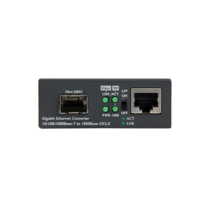 Startech Convertitore multimediale Gigabit Ethernet a Fibra con slot SFP aperto