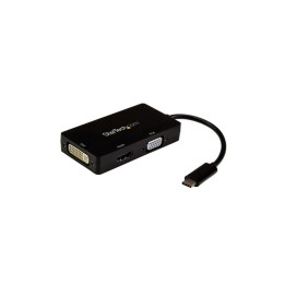 Startech Adattatore Scheda Esterna 3 in 1 USB-C a HDMI, DVI o VGA - Adattatore v (CDPVGDVHDBP)