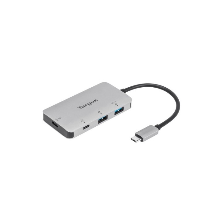 Targus - Hub - 2 x USB 3.2 Gen 1 + 1 x USB-C 3.2 Gen 1 + 1 x USB-C 3.2 Gen 1 (po