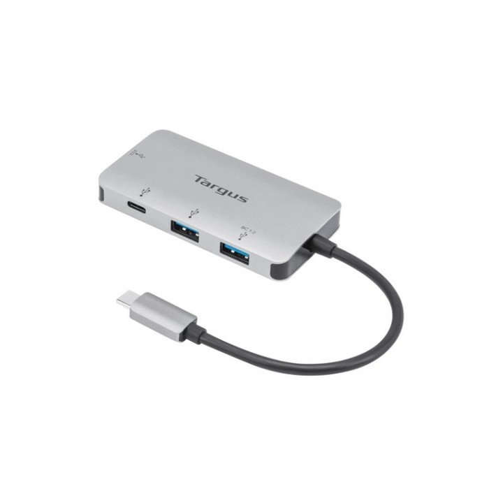 Targus - Hub - 2 x USB 3.2 Gen 1 + 1 x USB-C 3.2 Gen 1 + 1 x USB-C 3.2 Gen 1 (po