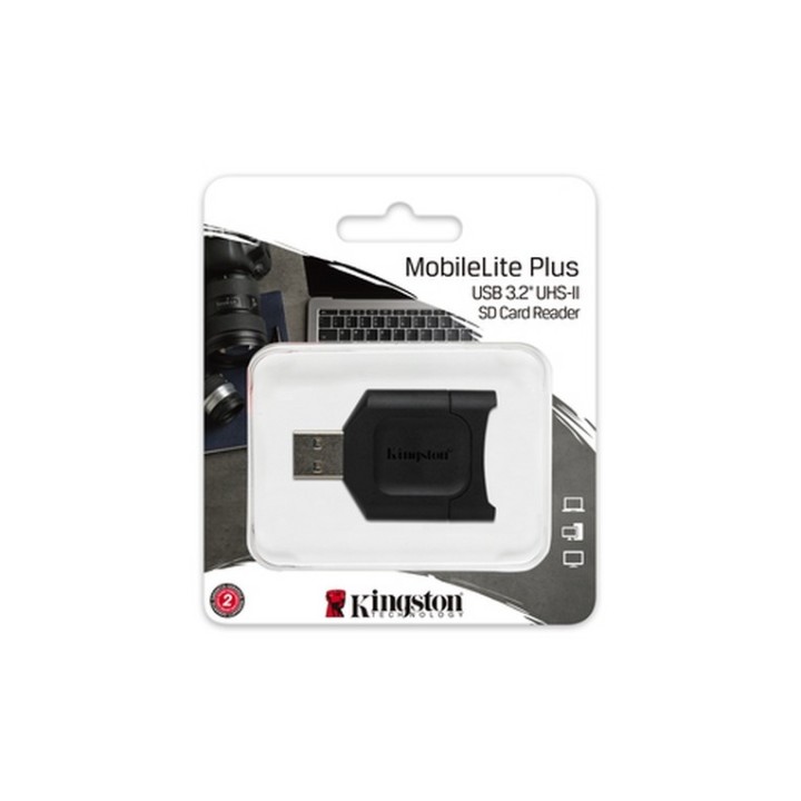 Kingston MobileLite Plus - Lettore di schede (SD, SDHC, SDHC UHS-I, SDHC UHS-II, (MLP)