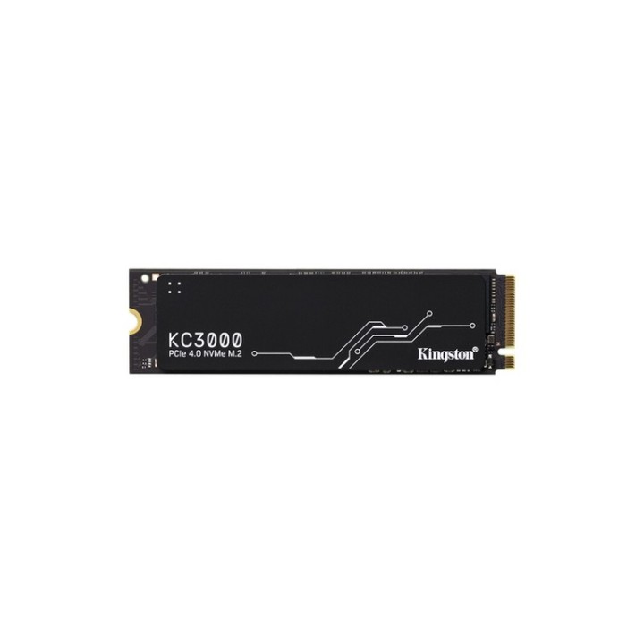 Kingston KC3000 - SSD - 512 GB - interno - M.2 2280 - PCIe 4.0 (NVMe) - per Inte