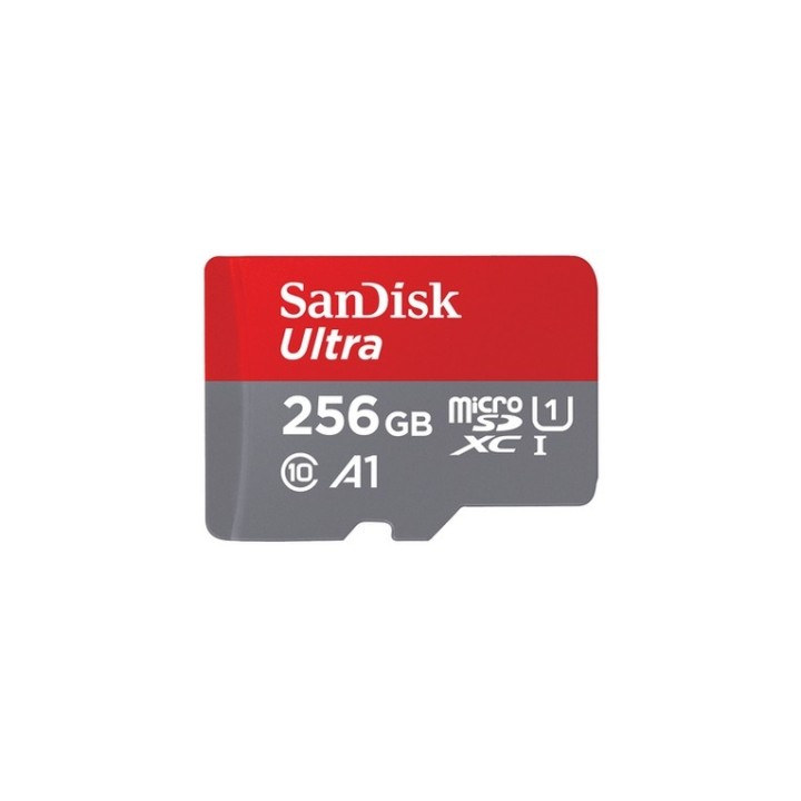 SanDisk Ultra - Scheda di memoria flash (adattatore da microSDXC a SD in dotazio (SDSQUNR-256G-GN6TA)