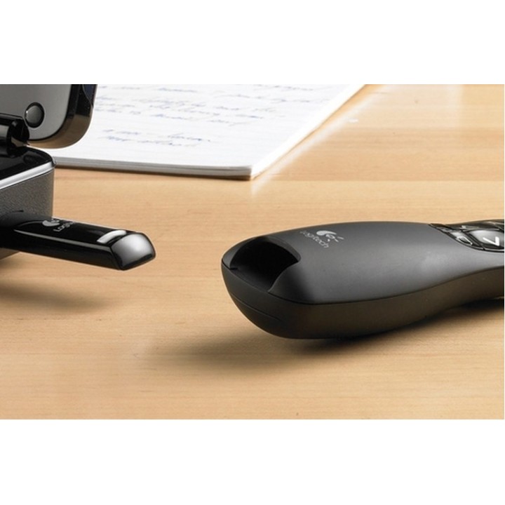 Logitech Dispositivo per Presentazioni Wireless Presenter R400 Colore Nero - Tas (910-001356)