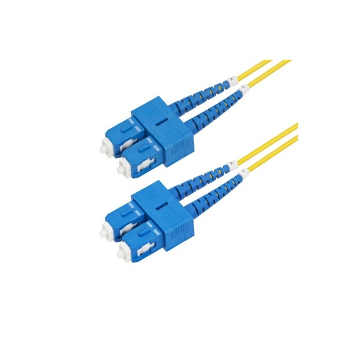 StarTech.com Cavo in fibra ottica duplex monomodale OS2 da SC a SC da 10m - Cavo