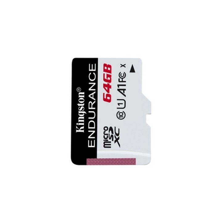 Kingston High Endurance - Scheda di memoria flash - 64 GB - A1 / UHS-I U1 / Clas (SDCE/64GB)