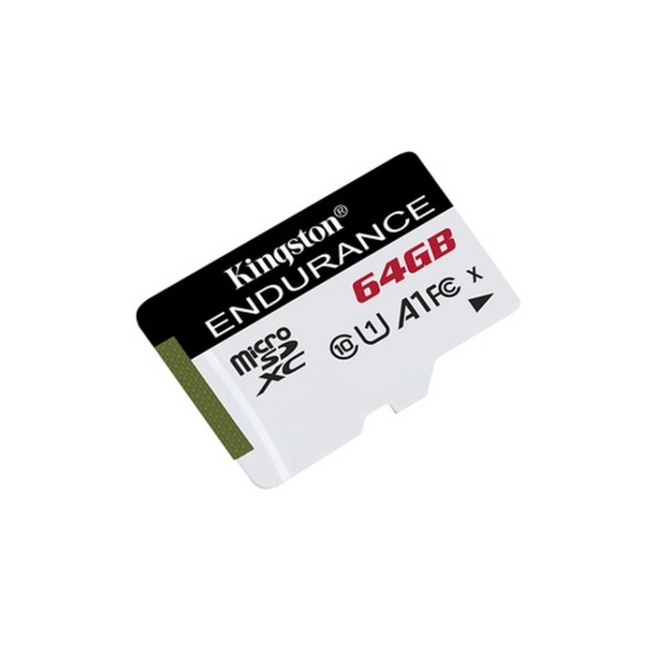 Kingston High Endurance - Scheda di memoria flash - 64 GB - A1 / UHS-I U1 / Clas (SDCE/64GB)