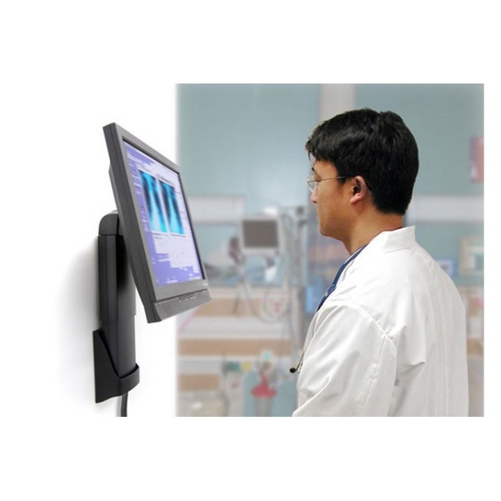 Ergotron staffa monitor a parete regolabile Neo-Flex Lift portamonitor a muro