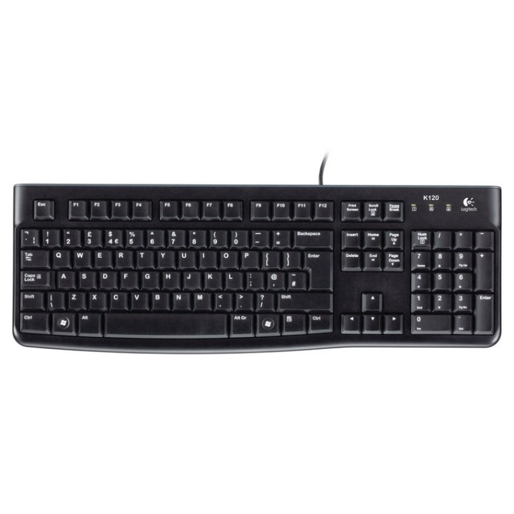 Logitech K120 - Tastiera - USB - Ceca (920-002485)