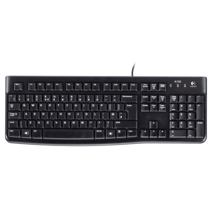 Logitech K120 - Tastiera - USB - Ceca (920-002485)