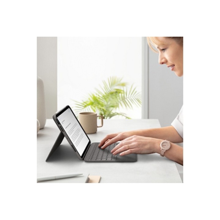 Logitech Folio Touch - Custodia tastiera e carta - con trackpad - retroilluminat