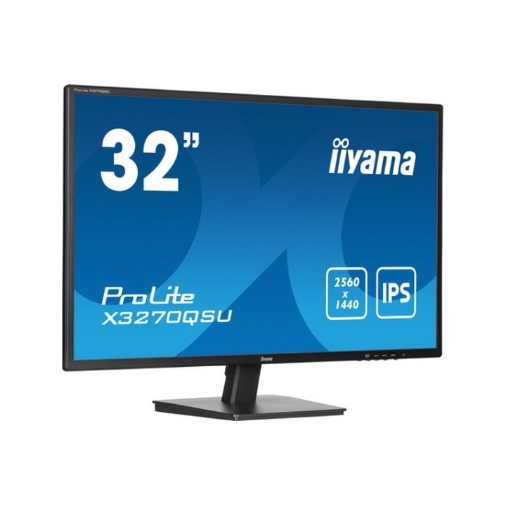 iiyama ProLite X3270QSU-B1 - Monitor a LED - 32" (31.5" visualizzabile) - 2560 x (X3270QSU-B1)