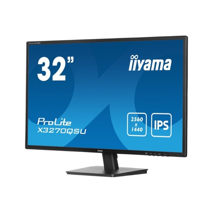 iiyama ProLite X3270QSU-B1 - Monitor a LED - 32" (31.5" visualizzabile) - 2560 x (X3270QSU-B1)