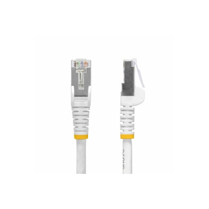 StarTech.com Cavo Ethernet CAT8 bianco da 15m, Snagless, S/FTP, 40G, LSZH - Cavo