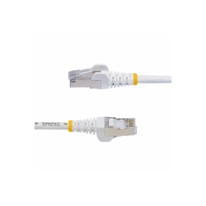 StarTech.com Cavo Ethernet CAT8 bianco da 15m, Snagless, S/FTP, 40G, LSZH - Cavo