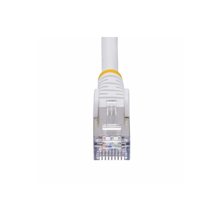 StarTech.com Cavo Ethernet CAT8 bianco da 15m, Snagless, S/FTP, 40G, LSZH - Cavo
