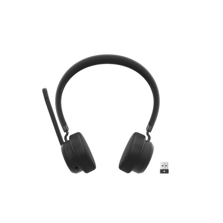 Lenovo - Cuffie con microfono - over ear - Bluetooth - senza fili - USB-A tramit (4XD1M80020)