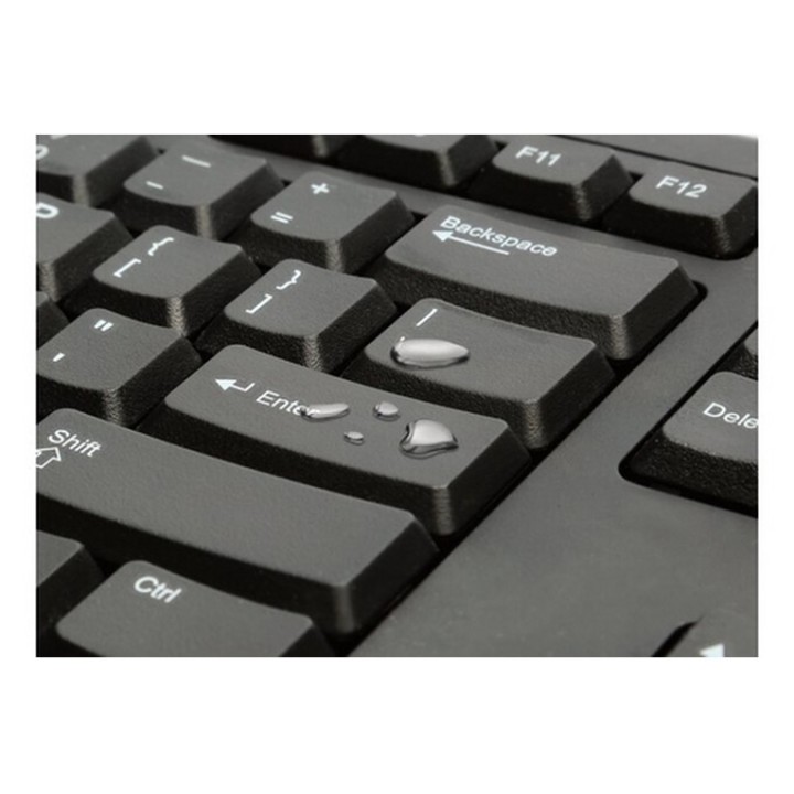 Kensington KB100 EQ - Tastiera - full size - USB - QWERTY - italiana - nero - co (K63727IT)