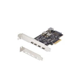 Startech Scheda PCIe USB a 5 porte, USB 3.2 10Gbps, 4x USB-C/1x USB-A - Adattato (PS4C3IA3-USB-C-CARD)