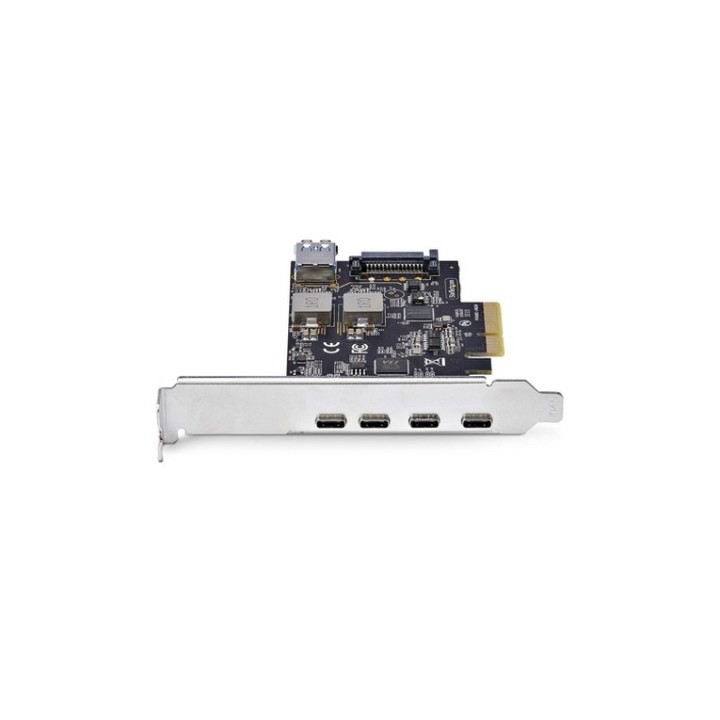 Startech Scheda PCIe USB a 5 porte, USB 3.2 10Gbps, 4x USB-C/1x USB-A - Adattato