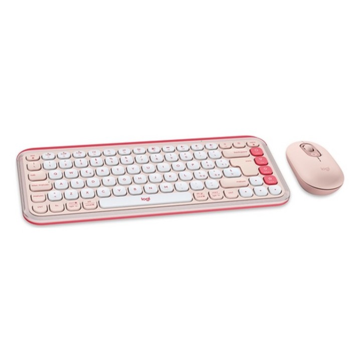 Logitech POP Icon Combo - Set mouse e tastiera - senza fili - Bluetooth LE - QWE